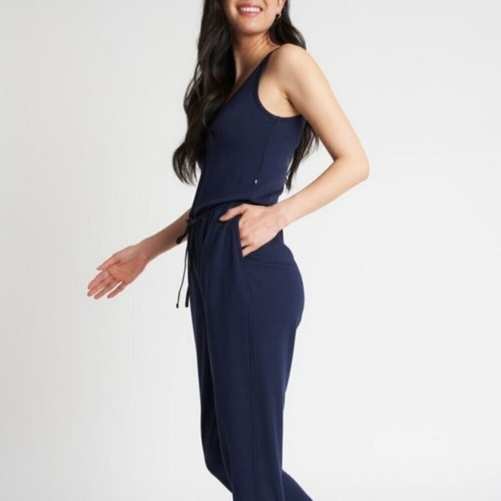 NWOT KIT AND ACE good feels jumpsuit small blue - Picture 2 of 12